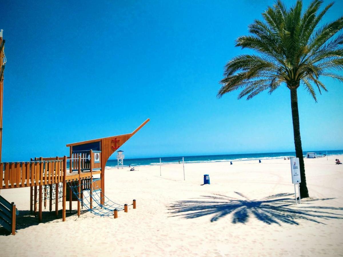 Apartamento Deluxe A 50M De Playa - Aire Wifi Gandia Bagian luar foto