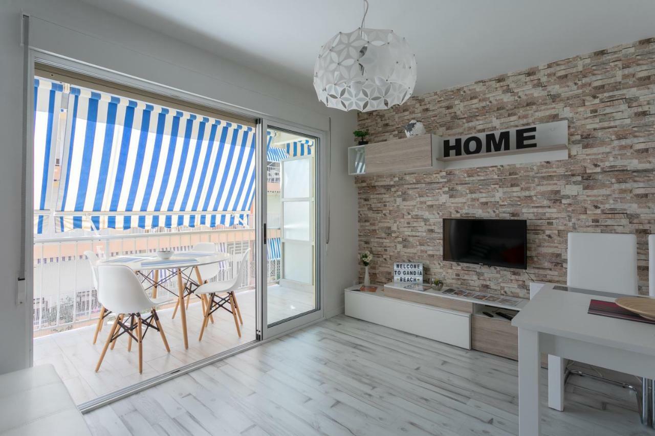Apartamento Deluxe A 50M De Playa - Aire Wifi Gandia Bagian luar foto