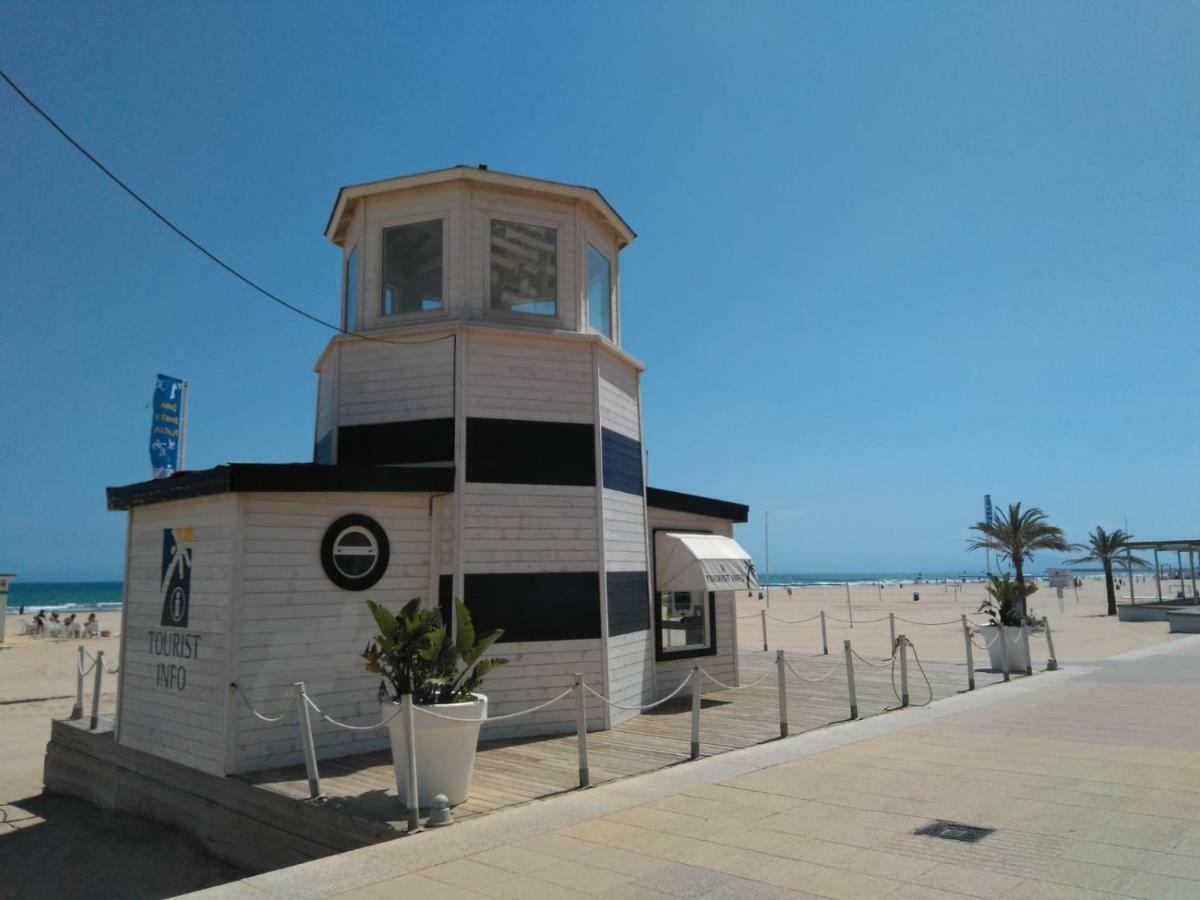 Apartamento Deluxe A 50M De Playa - Aire Wifi Gandia Bagian luar foto